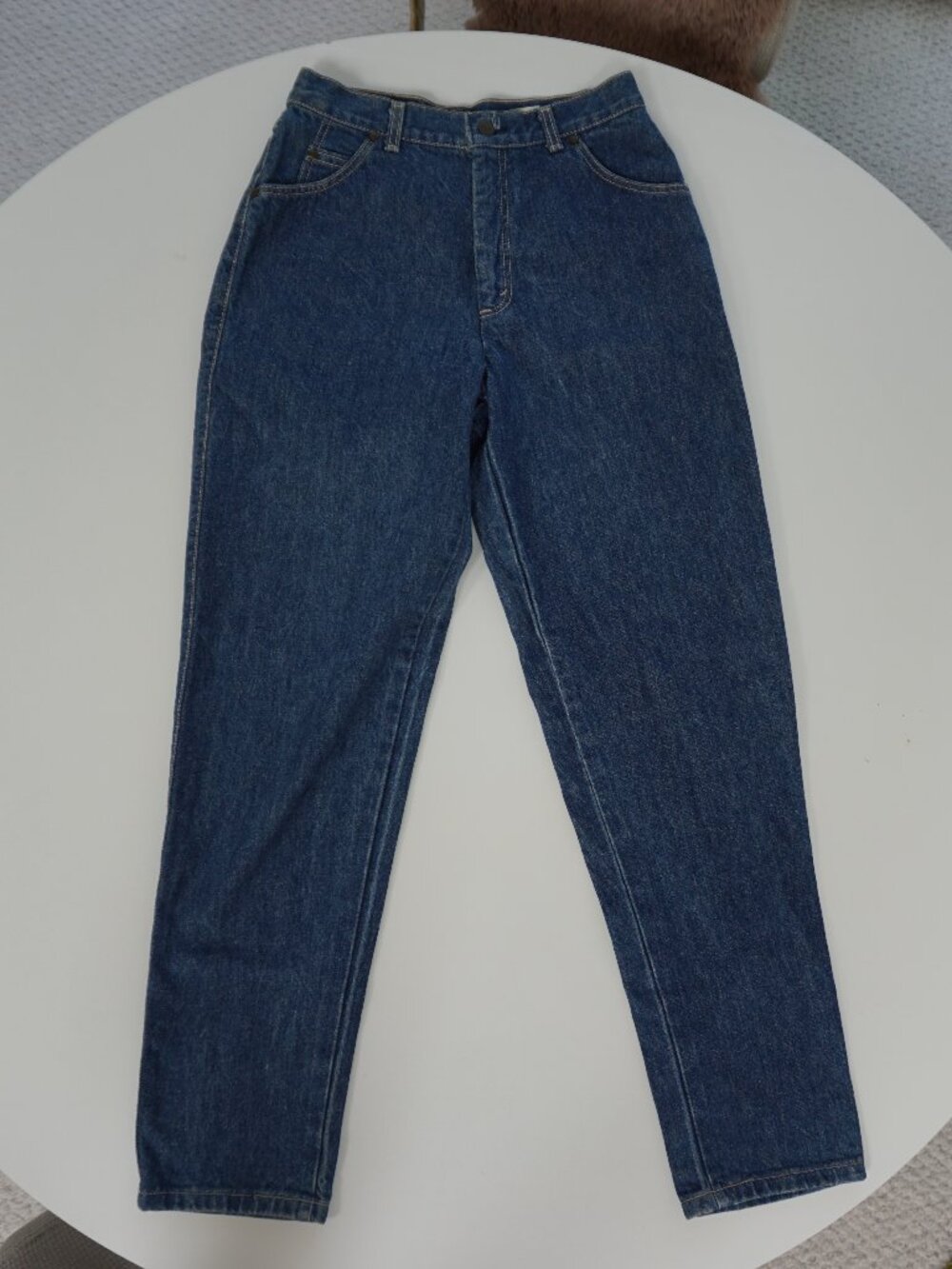 True Vintage Levi's Made in USA Single Stitch Blue Denim Mom / Dad Jeans 11